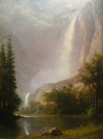Yosemite Falls by Albert Bierstadt